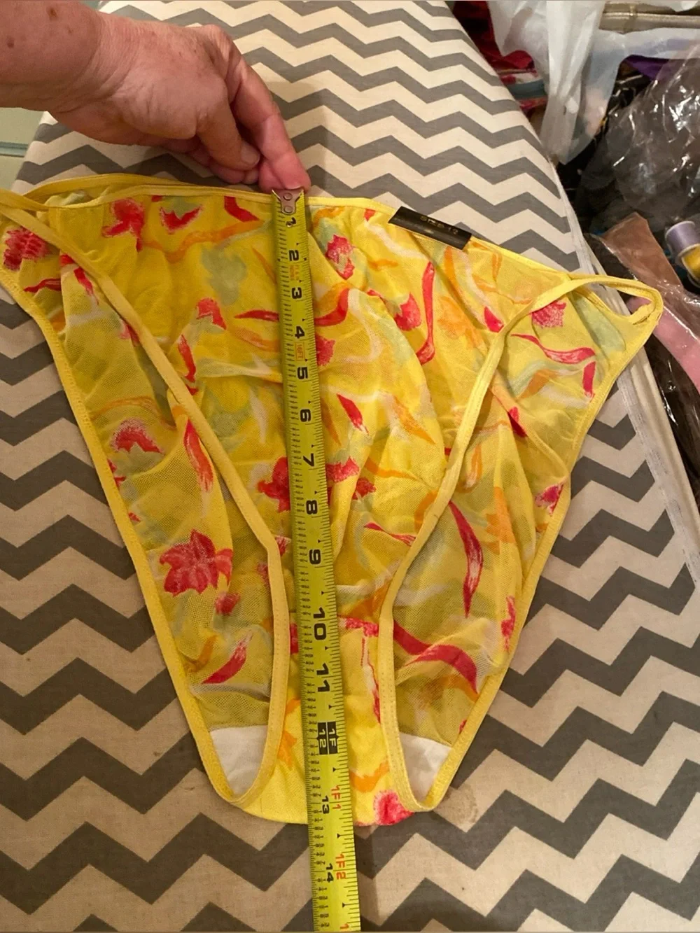 Essence Of Body Soul NWT Wom 12 Sheer Colorful Panties Dual Side String Bikini